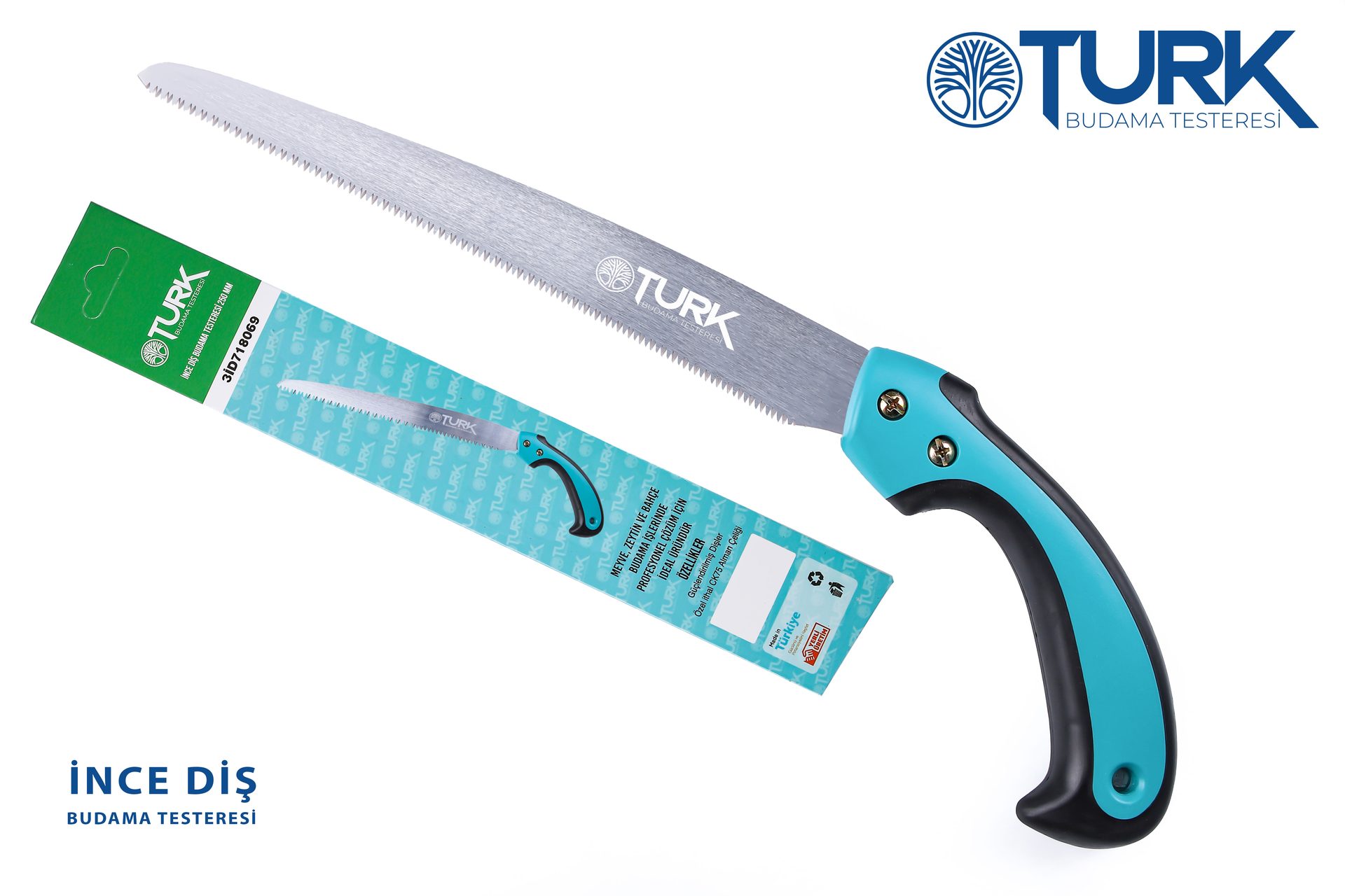 OTURK İnce Diş Budama Testeresi yakın çekim