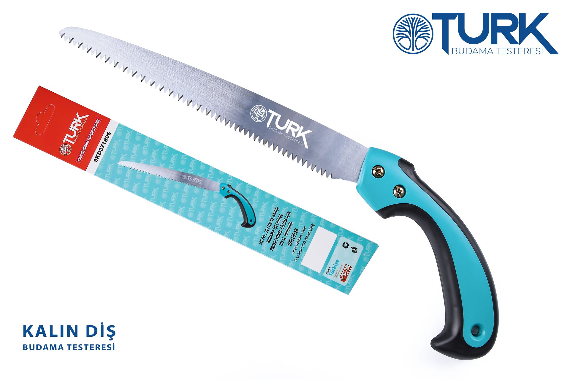 OTURK Kalın Diş Budama Testeresi yakın çekim